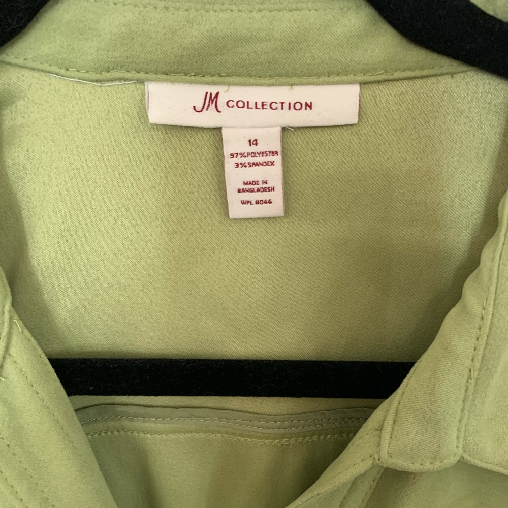 JM Collection women’s button up top - Picture 2 of 2